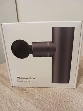Black and Rose Gold Percussion Massage Gun (Model CM20C)